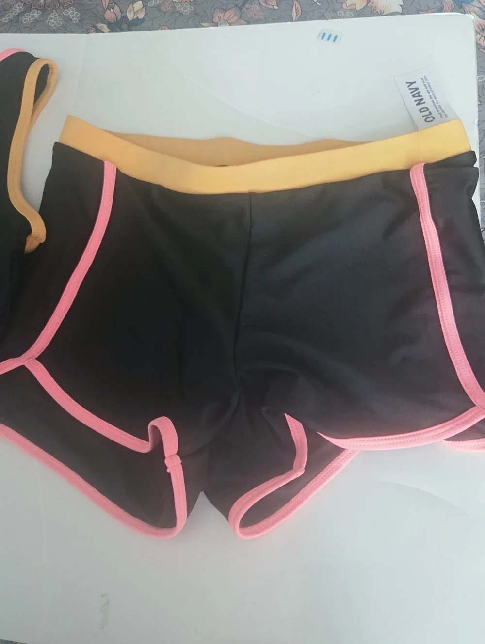 Old Navy 4 Piece Matching Tankini Girls Swim Set Size L (10-12)